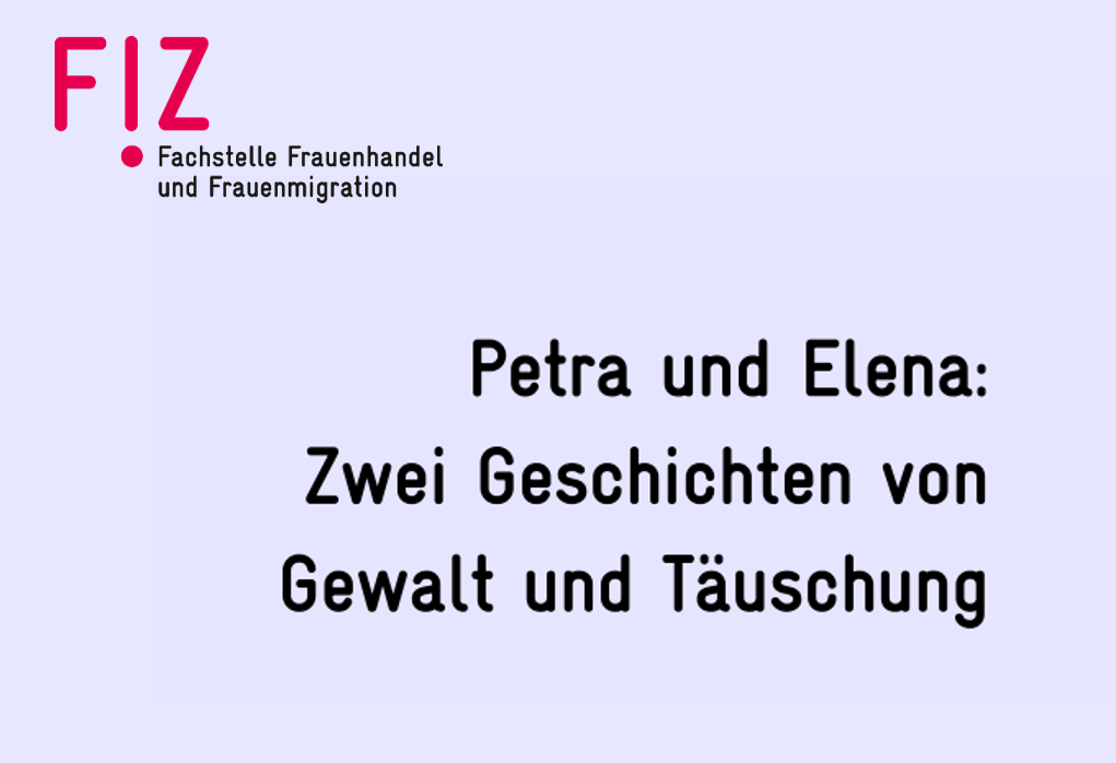 Publikationen Fiz Fachstelle Frauenhandel Und Frauenmigration 